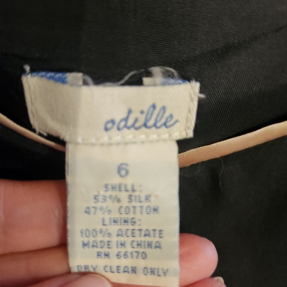 Anthropologie black corset top with pink  trim and bow detail - Picture 4 of 10